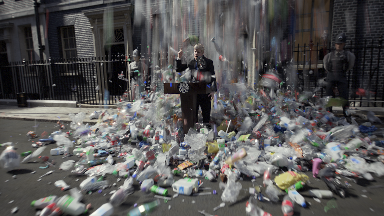 Greenpeace, Wasteminster: A Downing Street Disaster - Park Village. Director: Studio Birthplace