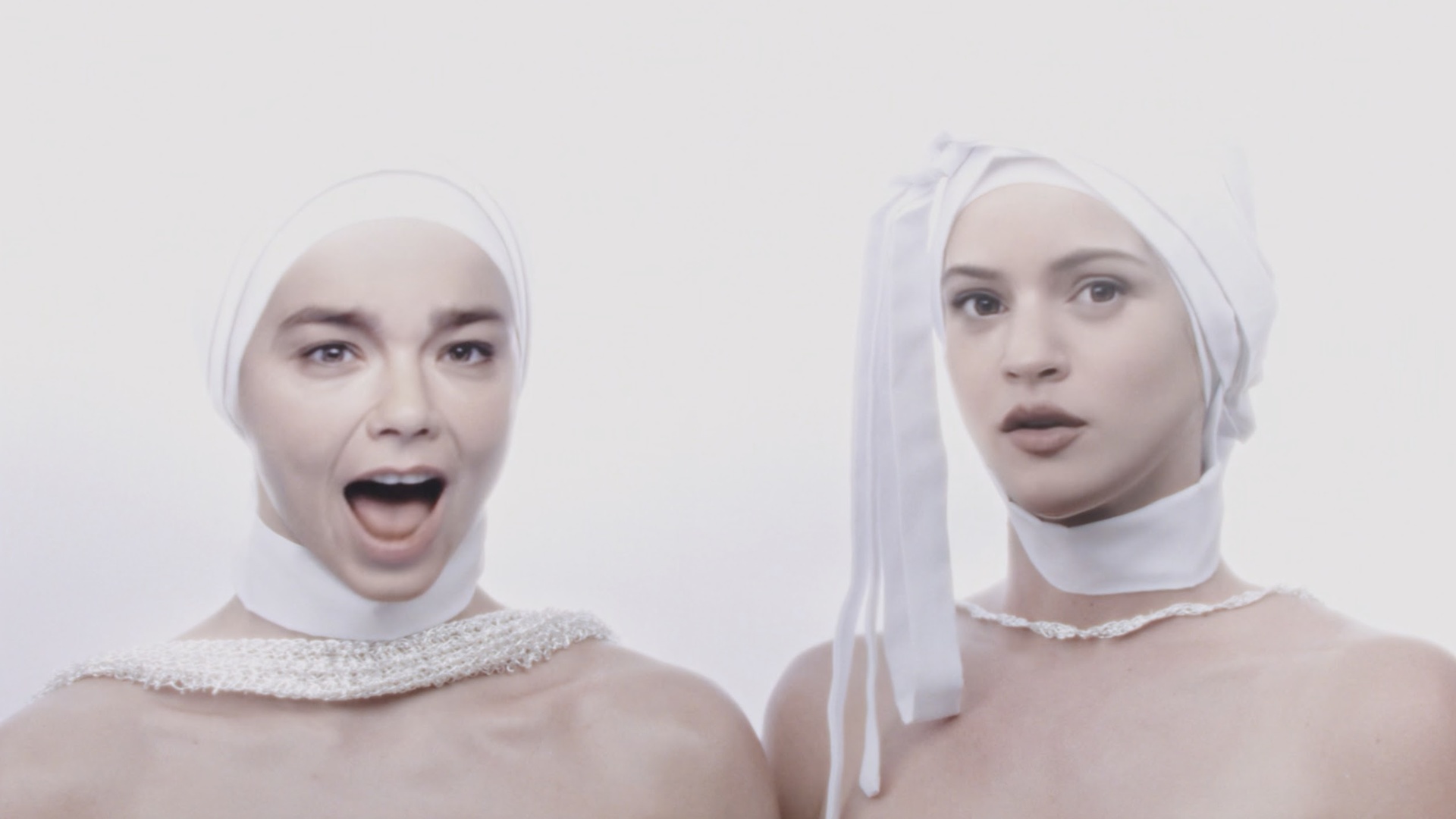 Bjork and Rosalia, Oral - Blur, ProdCo. Director: Carlota Guerrero